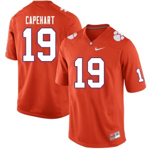 #19 DeMonte Capehart CLEM Orange Men Jersey High School College Football 606079-521