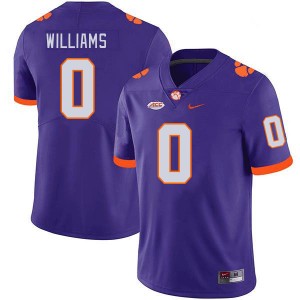 #0 Antonio Williams Tiger Town Purple Mens Jersey Player College Football 413518-865