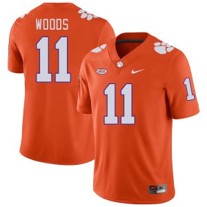 #11 Peter Woods Tigers Orange Men Jersey 2024-25 College Football 691481-731