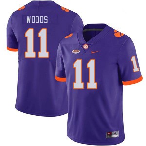 #11 Peter Woods Clemson Tigers Purple Mens Jersey 2024-25 College Football 438014-934