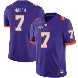 #7 Phil Mafah Clemson University Purple Men Jersey Game College Football 877670-664
