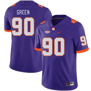 #90 Stephiylan Green CU Purple Men Jersey Replica College Football 454660-867