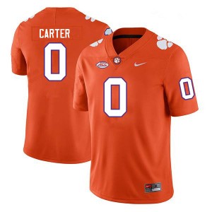 #0 Barrett Carter Clemson University Orange Mens Jersey Official College Football 216710-772
