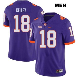 #18 Misun Kelley CLEM Purple Men Jersey Stitched College Football 294924-604
