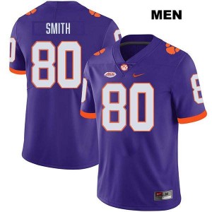#80 Tristan Smith CU Purple Mens Jersey Stitched College Football 567240-688