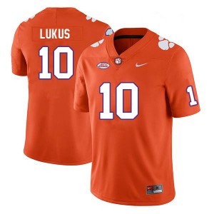 #10 Jeadyn Lukus Clemson Orange Mens Jersey High School College Football 246437-218