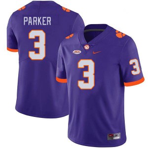 #3 T.J. Parker CU Purple Men's Jersey Game College Football 439809-249