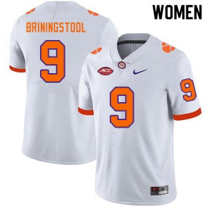 #9 Jake Briningstool CU White Womens Jersey Official College Football 181384-374