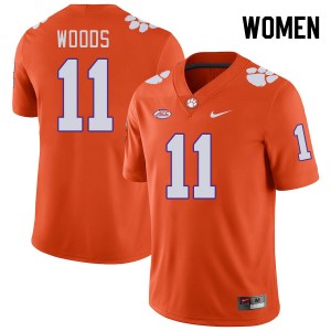 #11 Peter Woods Clemson Orange Womens Jersey High School College Football 853953-404