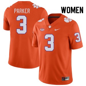 #3 T.J. Parker CU Orange Women's Jersey Alumni College Football 803893-614