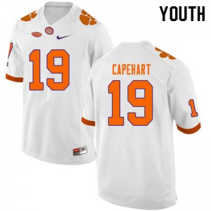 #19 DeMonte Capehart CU White Youth Jersey Official College Football 694554-714