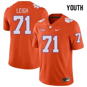 #71 Tristan Leigh CU Orange Youth Jersey High School College Football 679786-544