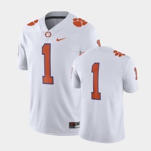 #1 Tiger Town White Men's Jersey Football Game 101233-931