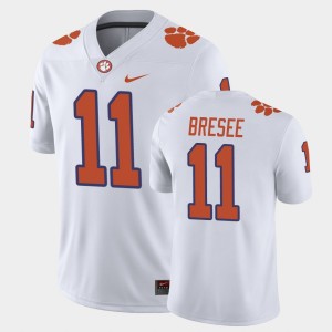 #11 Bryan Bresee Clemson White Men Jersey Game 469418-719