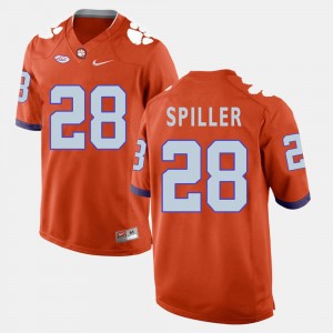 #28 C.J. Spiller Tigers Orange Mens Jersey College Football 359765-596