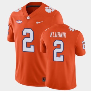 #2 Cade Klubnik Clemson Orange Men's Jersey Game 793134-446
