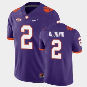 #2 Cade Klubnik CLEM Purple Men's Jersey Game 124694-897
