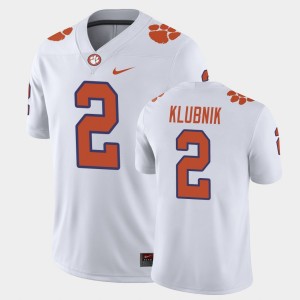 #2 Cade Klubnik CU White Men Jersey Game 142802-548