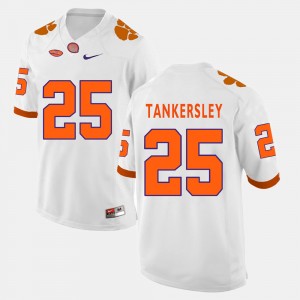#25 Cordrea Tankersley Clemson University White Mens Jersey College Football 323568-115