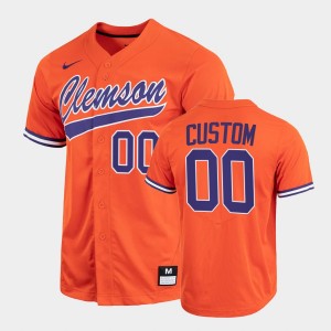 #00 Custom CU Orange Mens Jersey 2022 Full-Button College Baseball 844515-622