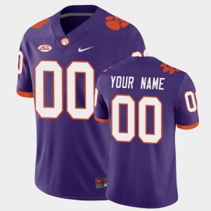 #00 Custom Tigers Purple Mens Jersey Game 779524-295