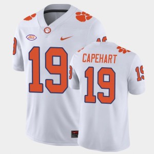 #19 DeMonte Capehart Clemson White Men Jersey Game 339774-826