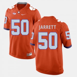 #50 Grady Jarrett CLEM Orange Men's Jersey College Football 863681-456