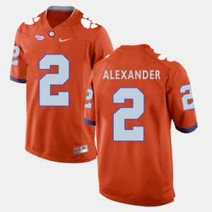 #2 Mackensie Alexander CU Orange Men Jersey College Football 772778-190