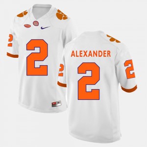 #2 Mackensie Alexander CU White Men Jersey College Football 691964-685