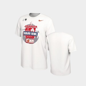 CU White Men's T-Shirt Bound College Football Playoff 2021 Sugar Bowl 519953-814