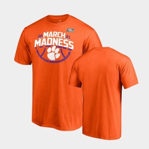 CLEM Orange Mens T-Shirt Ticket 2021 March Madness 870470-103