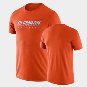 Clemson Orange Mens T-Shirt Facility Performance 540822-870