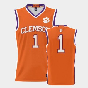 #1 Clemson University Orange Men Jersey ProSphere Basketball College Basketball 839071-777