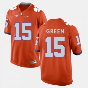 #15 T.J. Green Clemson University Orange Men's Jersey College Football 507865-599