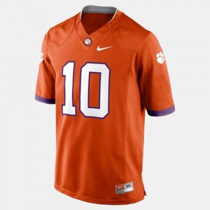 #10 Tajh Boyd Clemson Tigers Orange Men's Jersey College Football 538731-189