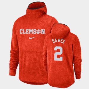 #2 Al-Amir Dawes CLEM Orange Mens Hoodie Pullover Team Logo Basketball Spotlight 139491-725