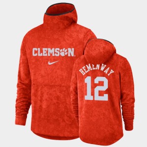 #12 Alex Hemenway Clemson University Orange Men Hoodie Pullover Team Logo Basketball Spotlight 307825-815