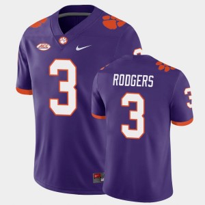 #3 Amari Rodgers Tigers Purple Men Jersey Playoff Game College Football 803123-633