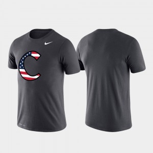 Tigers Anthracite Mens T-Shirt Performance Americana Legend 937777-336