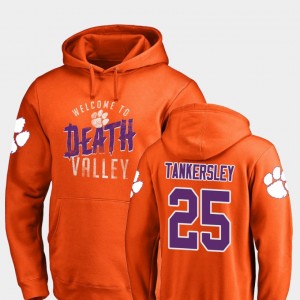 #25 Cordrea Tankersley CLEM Orange Men Hoodie Logo Hometown Collection 212838-465