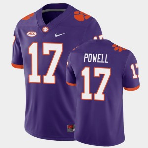 #17 Cornell Powell Clemson Purple Mens Jersey Playoff Game College Football 239032-759