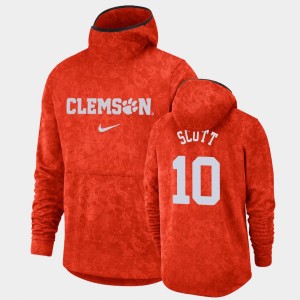 #10 Curran Scott CLEM Orange Men's Hoodie Pullover Team Logo Basketball Spotlight 174535-433