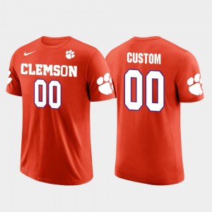 #00 Custom CU Orange Men T-Shirt Cotton Football Future Stars 286702-914