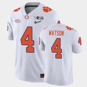 #4 Deshaun Watson CU White Mens Jersey 2020 Playoff Game College Football 794699-614
