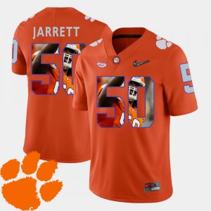 #50 Grady Jarrett Clemson Tigers Orange Men Jersey Football Pictorial Fashion 205163-211