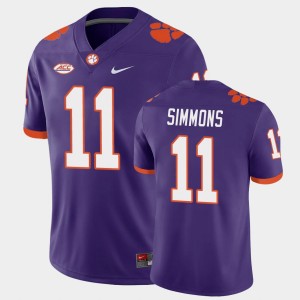 #11 Isaiah Simmons Tiger Town Purple Men Jersey Playoff Game College Football 127501-902