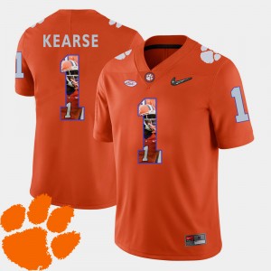 #1 Jayron Kearse Tigers Orange Men Jersey Football Pictorial Fashion 509922-942