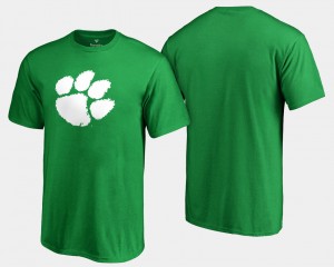 Clemson Kelly Green Men T-Shirt White Logo Big & Tall St. Patrick's Day 262165-329