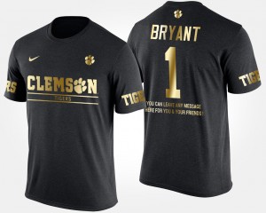 #1 Martavis Bryant CU Black Mens T-Shirt Short Sleeve With Message Gold Limited 414690-974