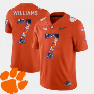 #7 Mike Williams Tiger Town Orange Mens Jersey Football Pictorial Fashion 515426-697